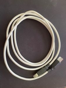 USB-Kabel - USB-A / USB-B, 1,7m, weiss